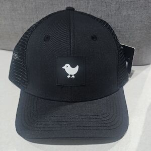 Bad Birdie Black and White Logo Cap